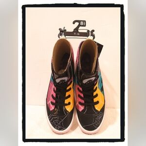 DISNEY 'TNBC ~ Jack & Sally' Hi-Top Casual Sneakers - Size 8.5 *NWT*